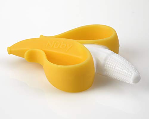 Nuby Banana Silicone Baby Toothbrushes, 160 Pack