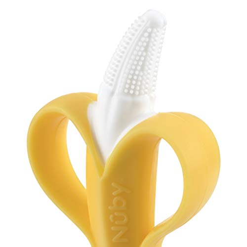 Nuby Banana Silicone Baby Toothbrushes, 160 Pack