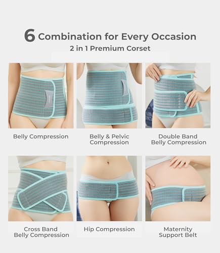 MOOIMOM 2-in-1 Maternity Support Belt