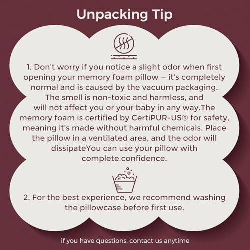Momcozy Memory Foam Nursing Pillow
