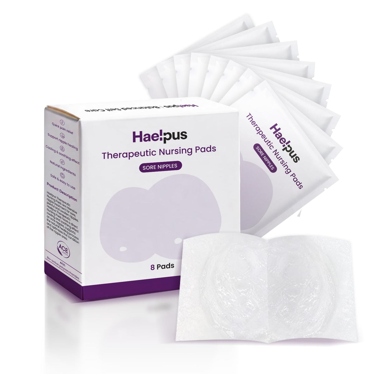 Single-Use Hydrogel Nursing Pads
