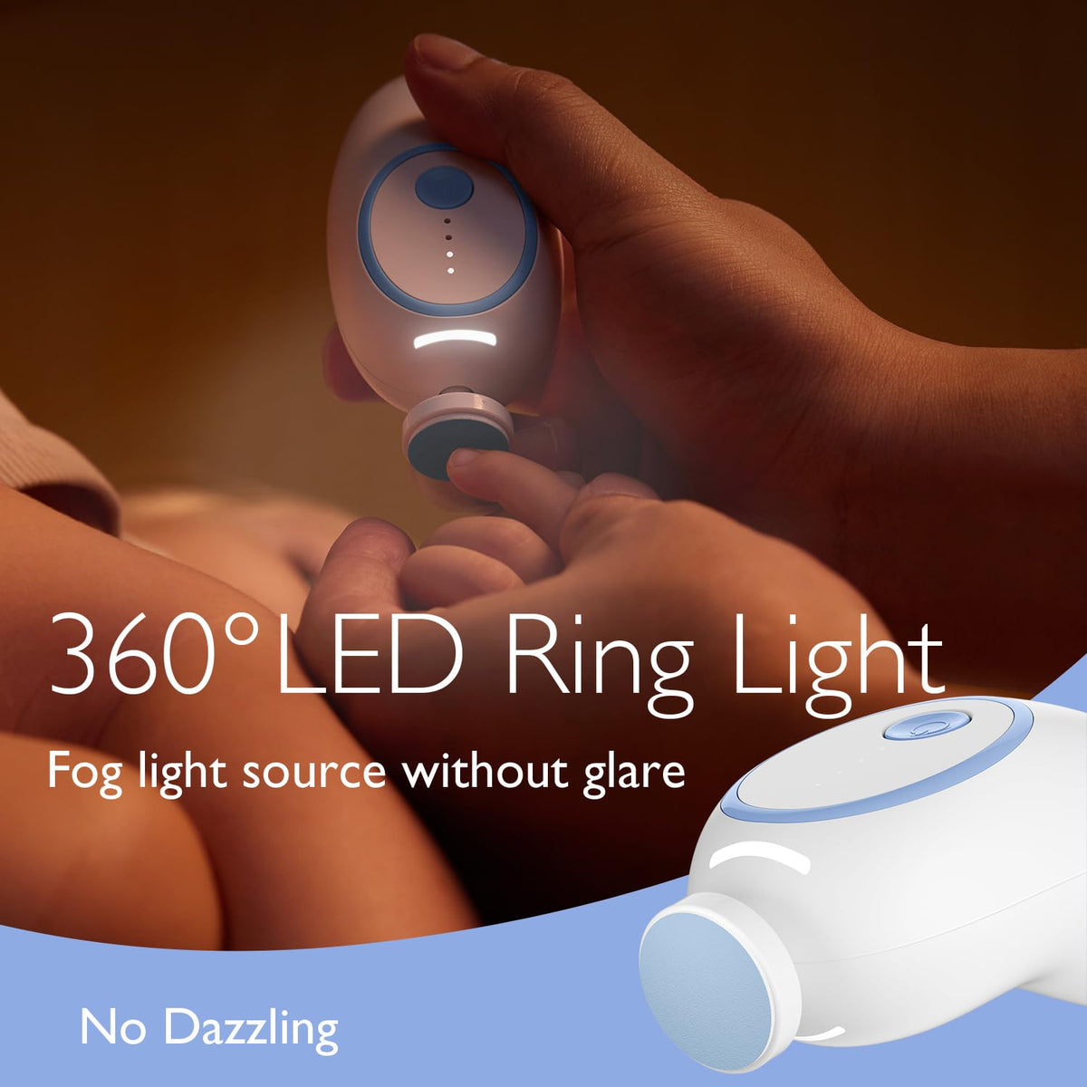 Momcozy Rechargeable Electric Baby Nail File