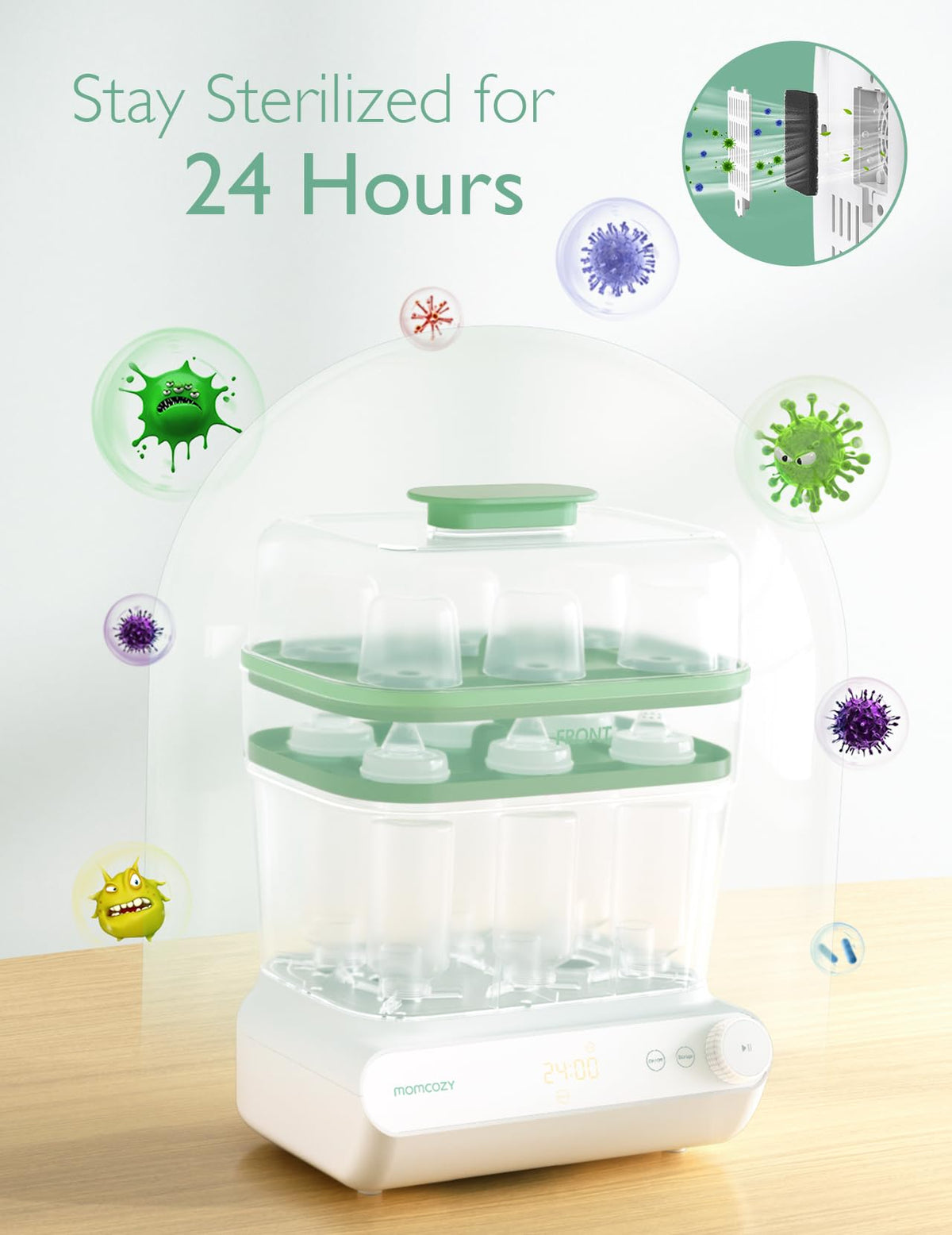 Momcozy Bottle Warmer and Sterilizer Set