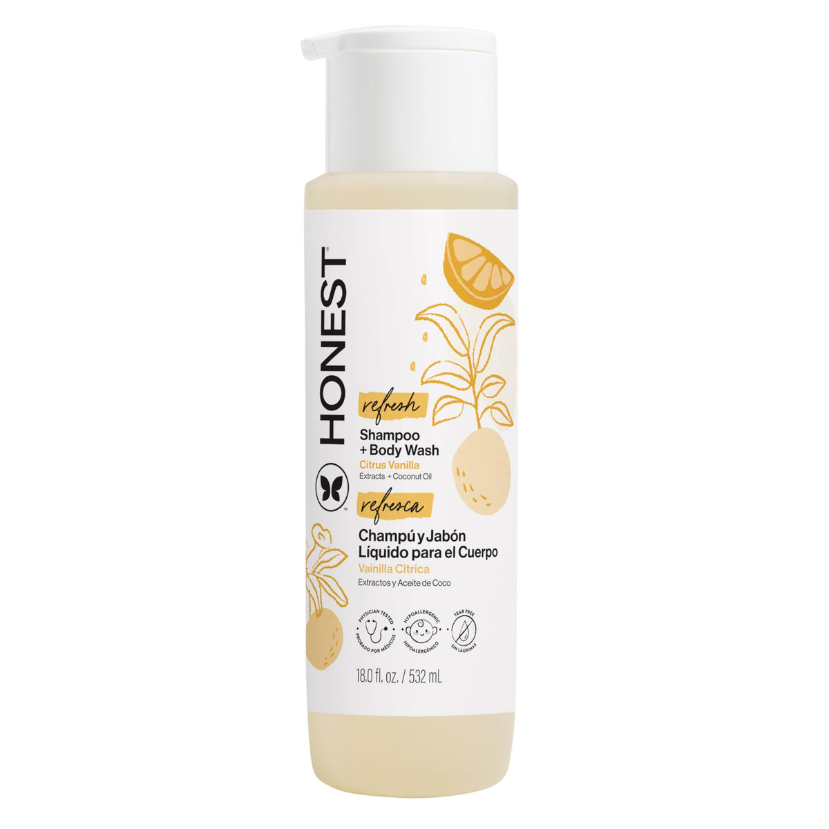 Honest 2-in-1 Baby Shampoo and Body Wash