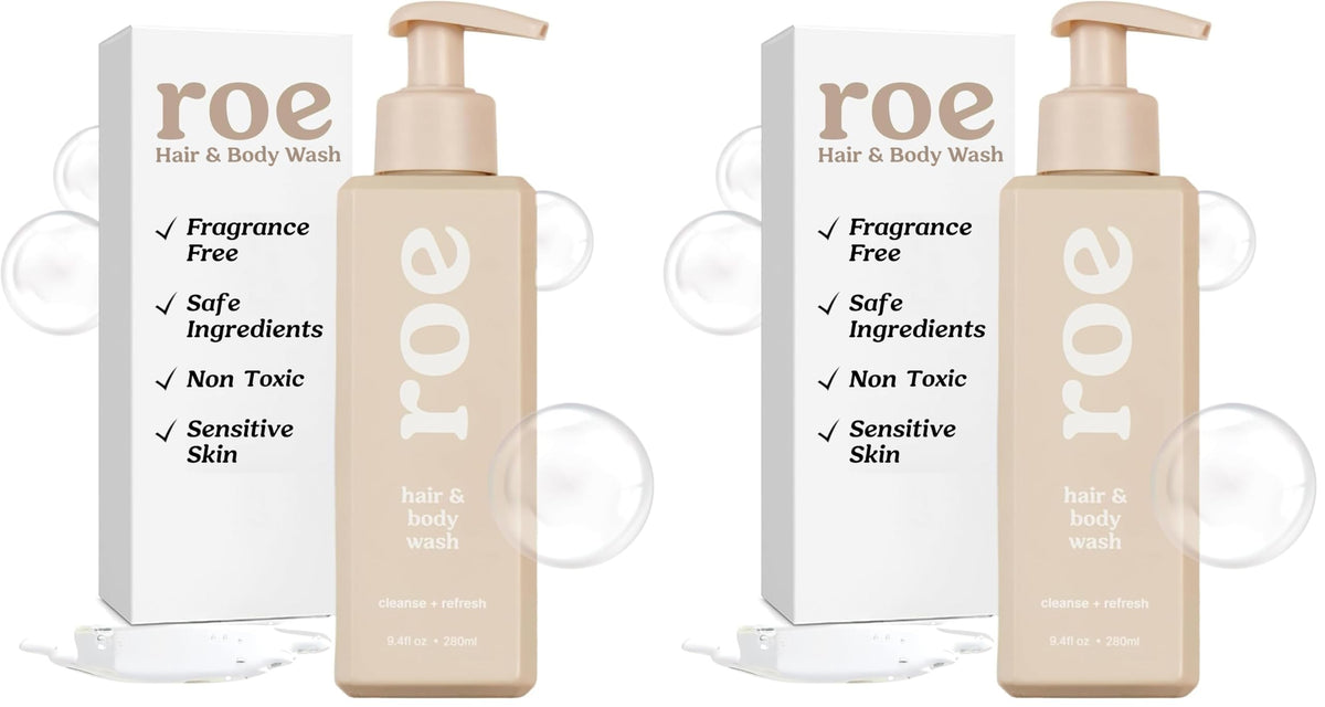 Roe Wellness Baby Body Wash and Shampoo