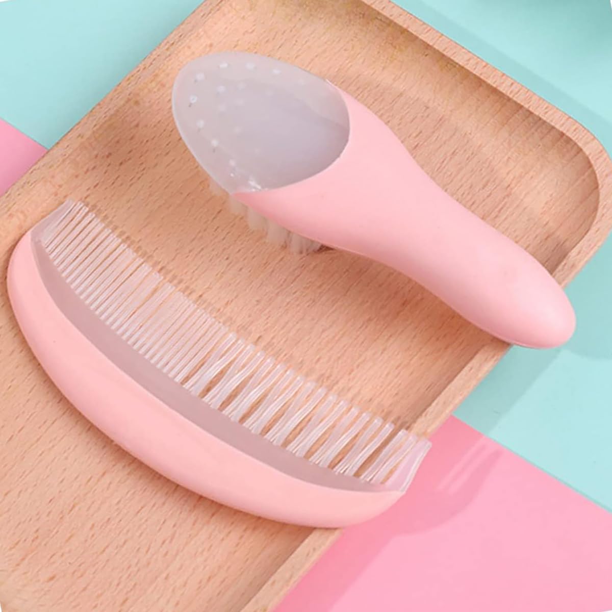 Five-Piece Baby Hair Brush and Comb Set