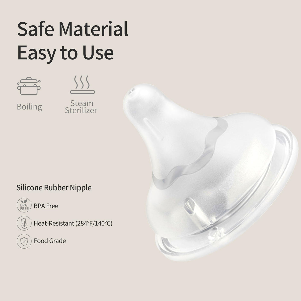 Pigeon Silicone Bottle Nipples with Latch Line