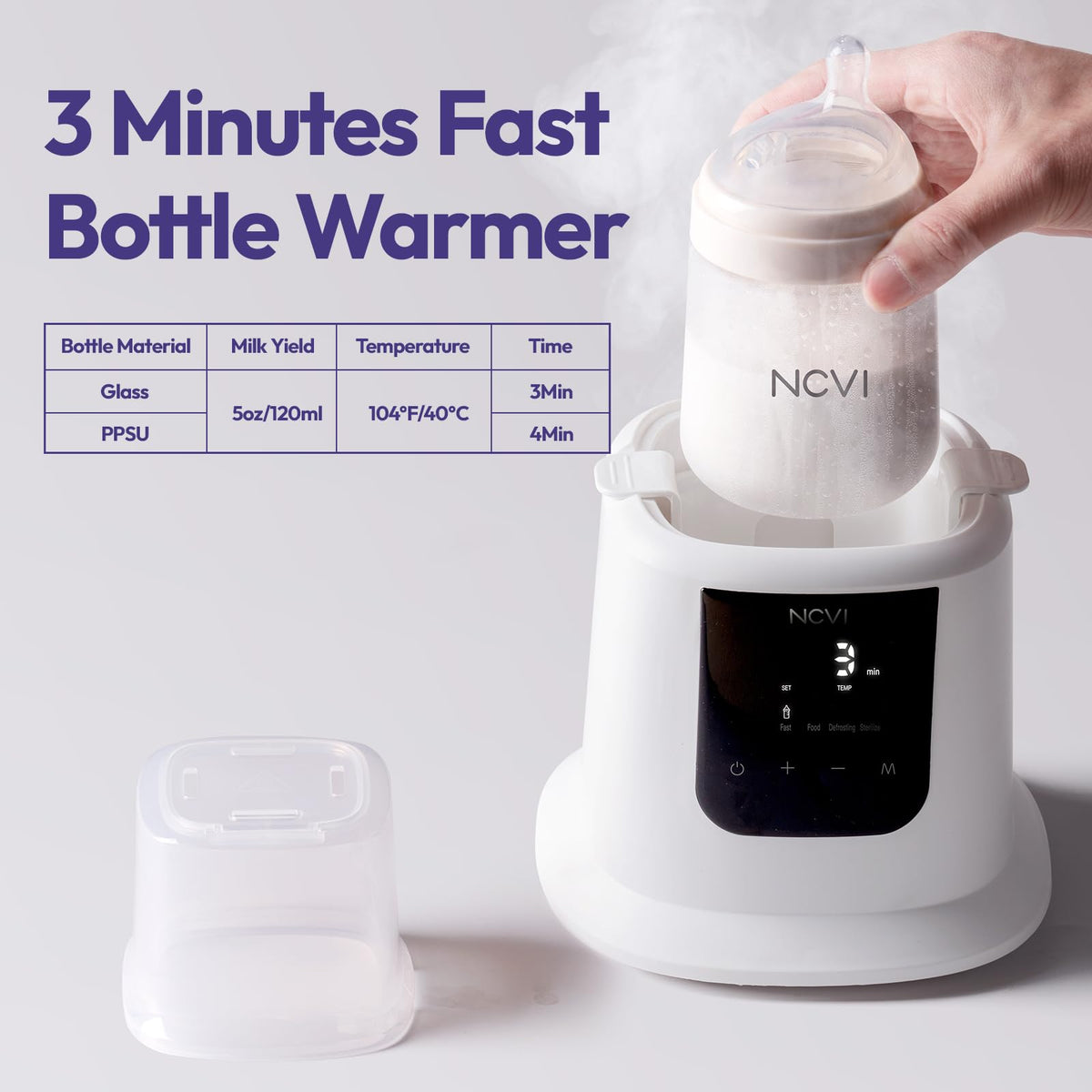 NCVI Bottle Sterilizer and Fast Warmer Set