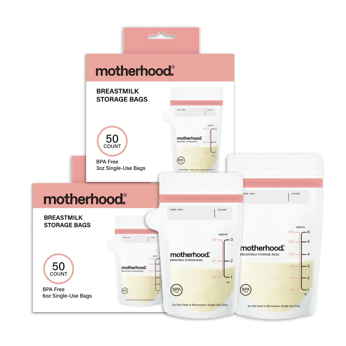 Motherhood Maternity Milk Storage Bags