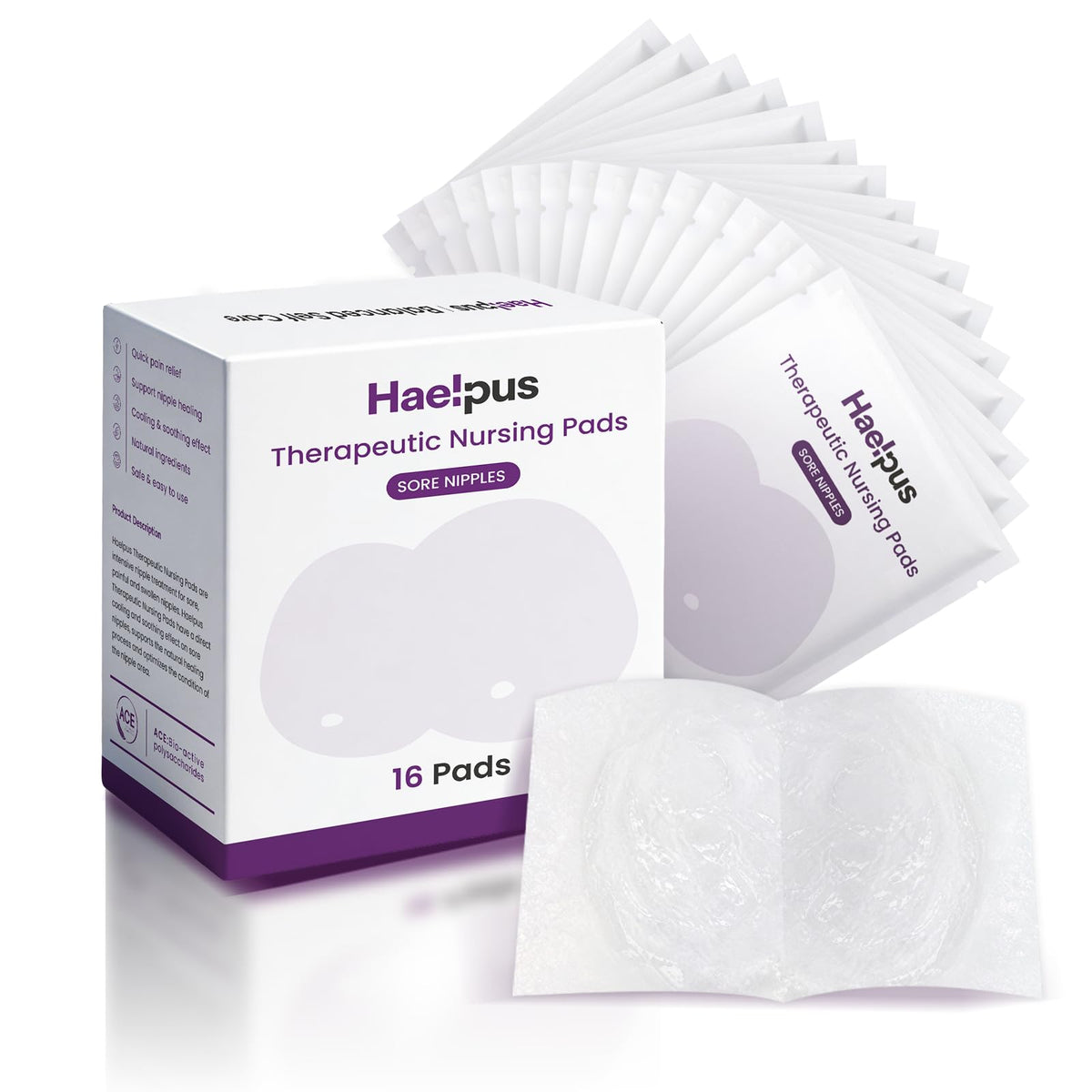 Single-Use Hydrogel Nursing Pads