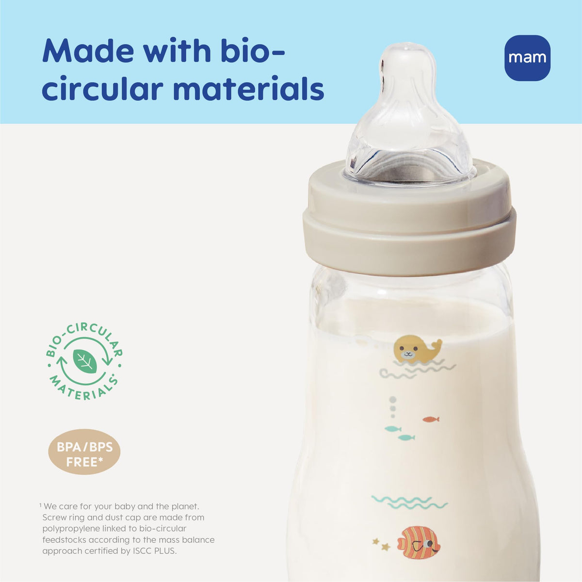 MAM Feel Good Glass Baby Bottles