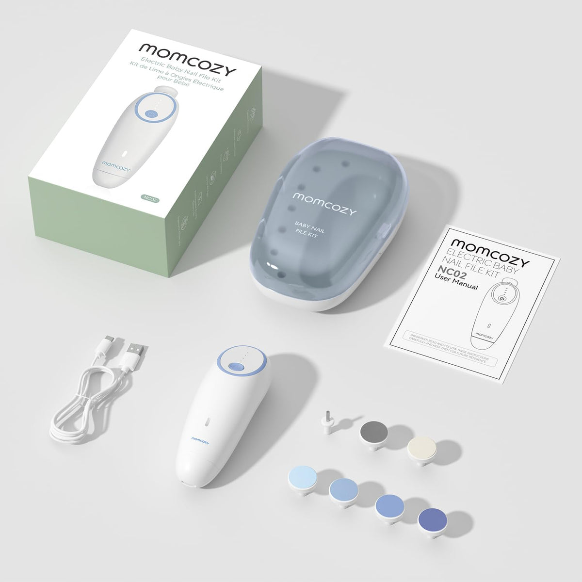 Momcozy Rechargeable Electric Baby Nail File