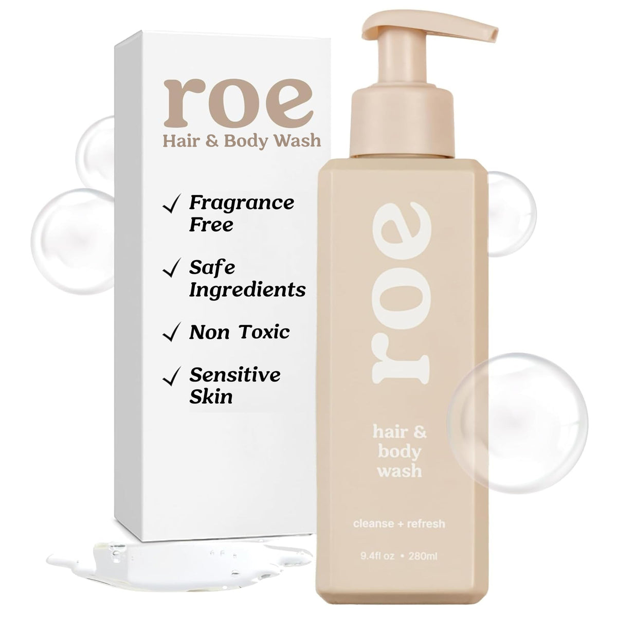 Roe Wellness Baby Body Wash and Shampoo