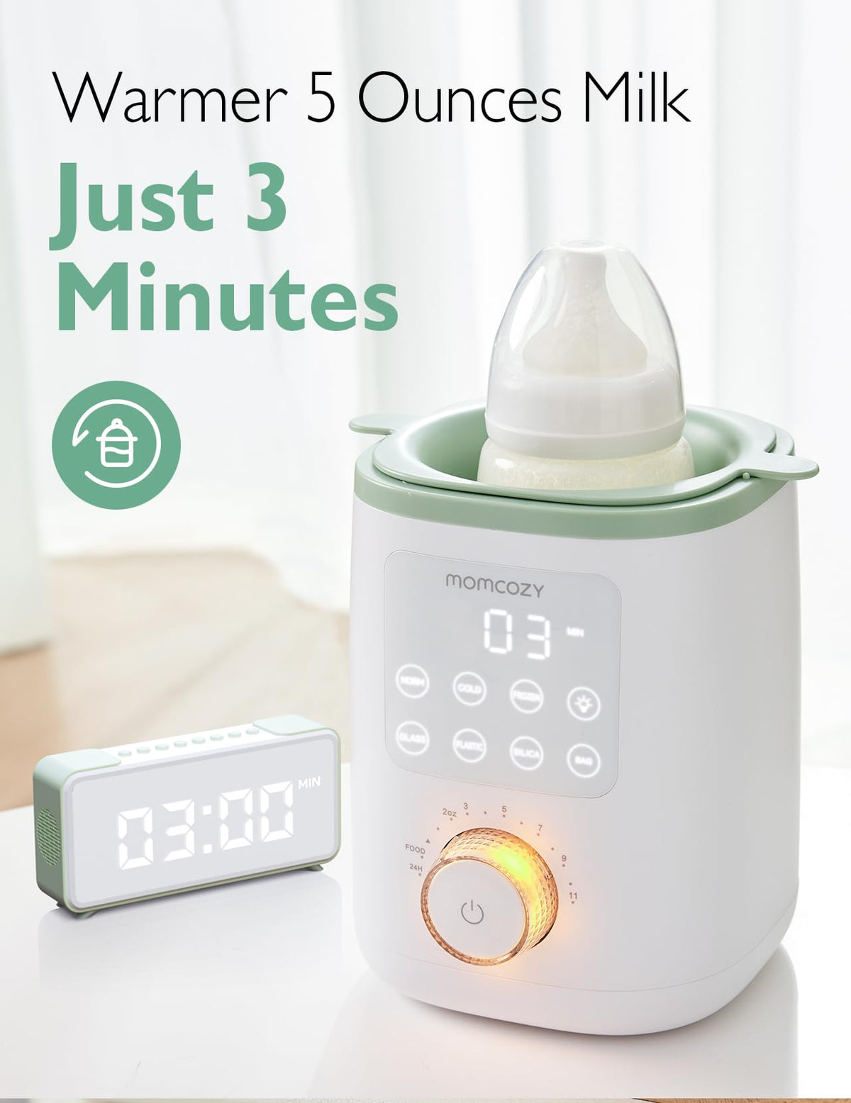 Momcozy Bottle Warmer and Sterilizer Set