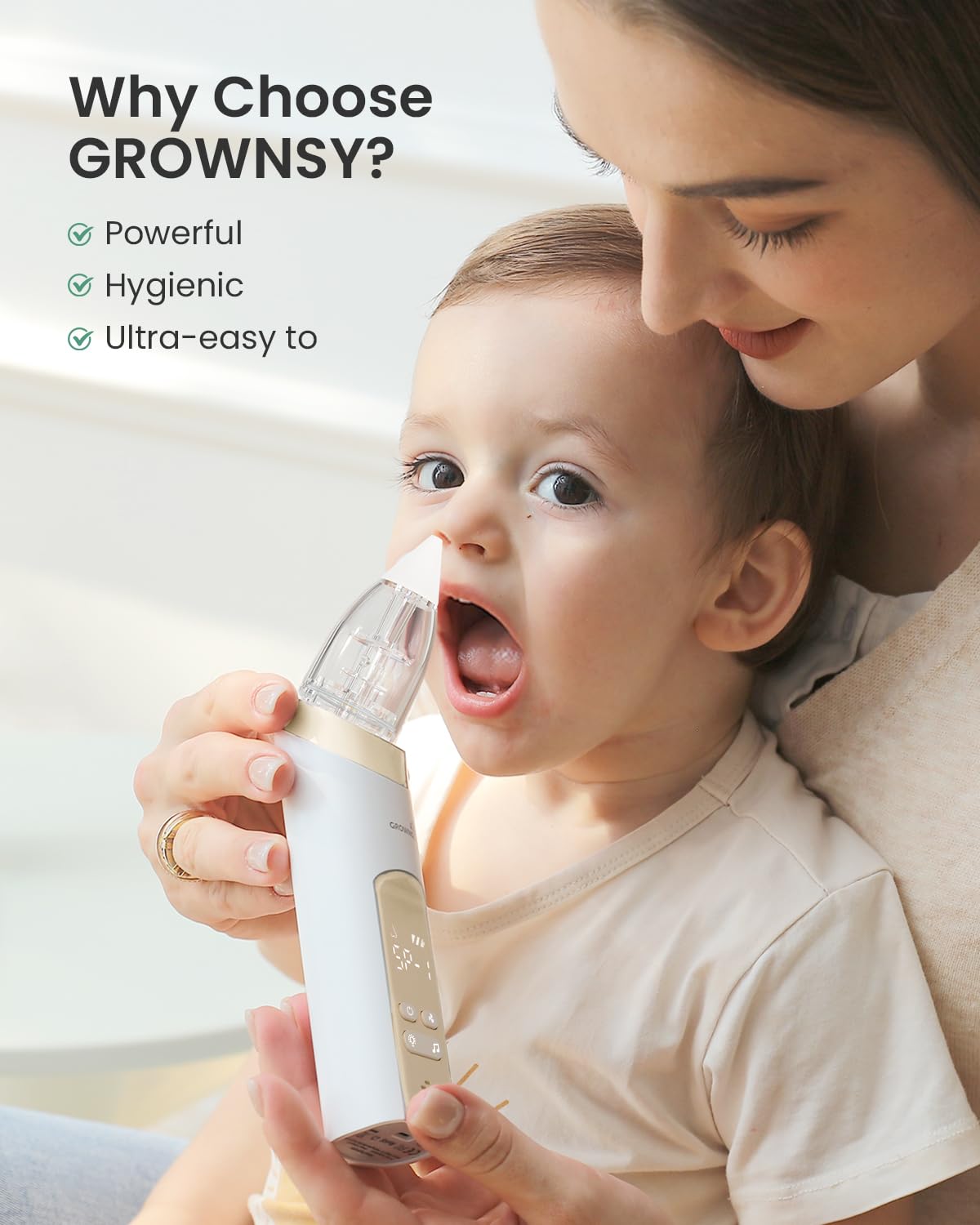 Grownsy Baby Nose Sucker