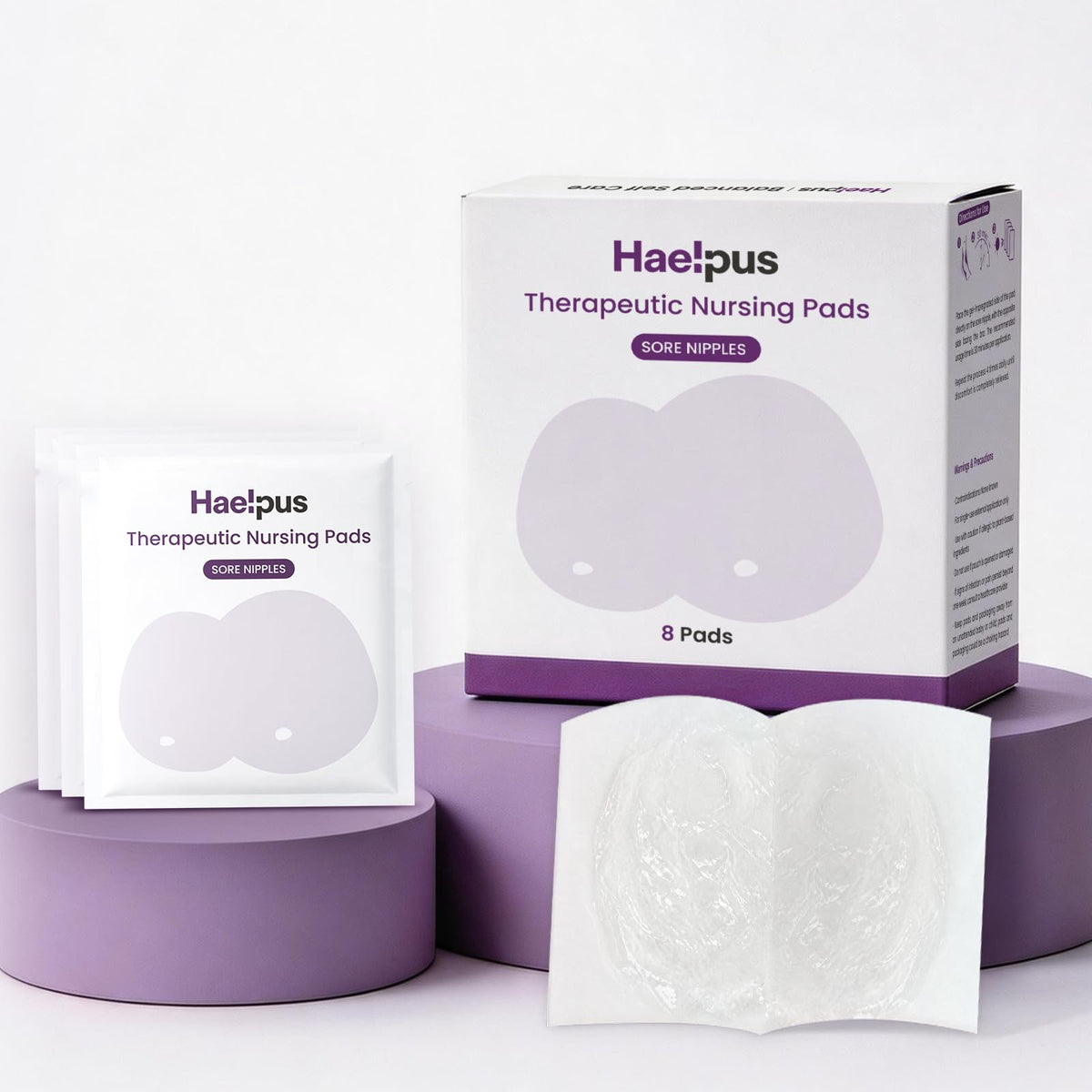 Single-Use Hydrogel Nursing Pads