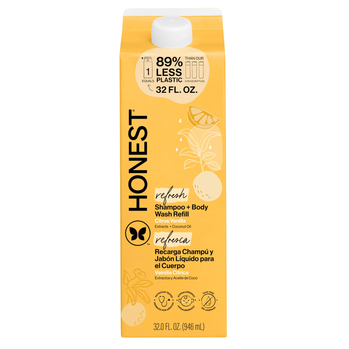 Honest 2-in-1 Baby Shampoo and Body Wash
