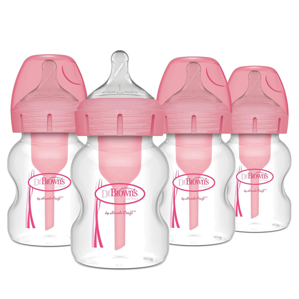 Dr. Brown’s Wide-Neck Anti-Colic Baby Bottles