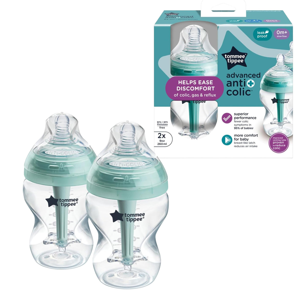 Tommee Tippee Advanced Anti-Colic Bottles