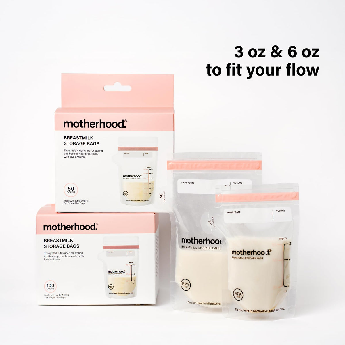 Motherhood Maternity Milk Storage Bags