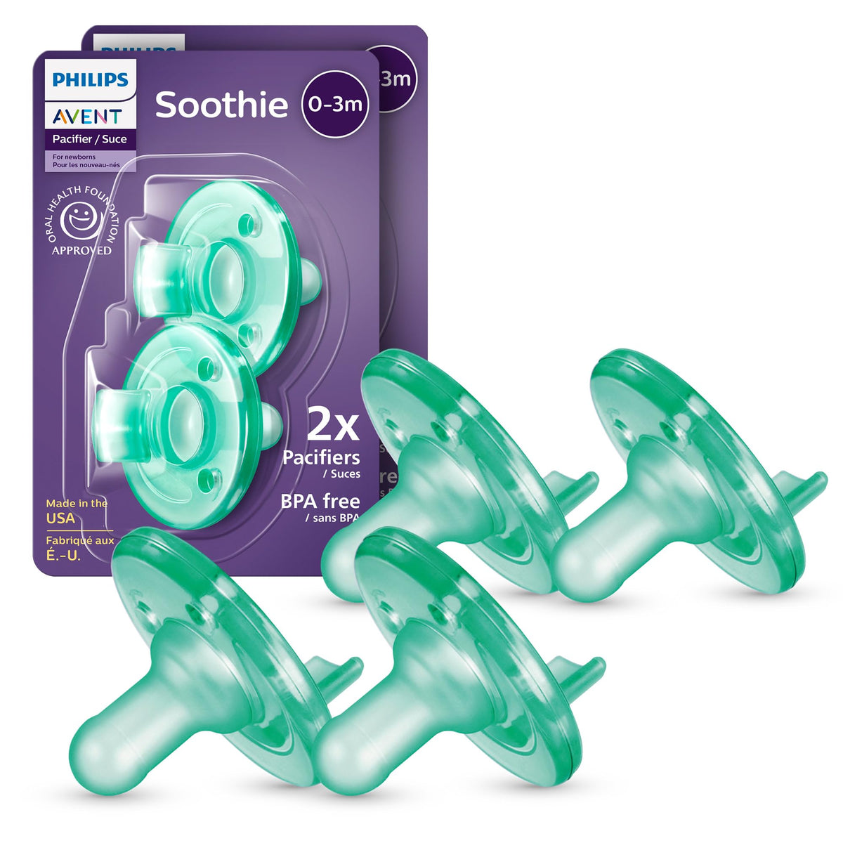 Philips Avent Soothie Pacifiers, 0–3 Months
