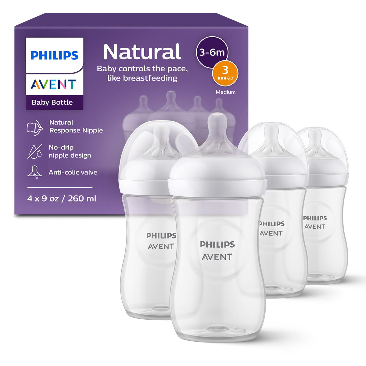 Philips Avent Natural Response Baby Bottles