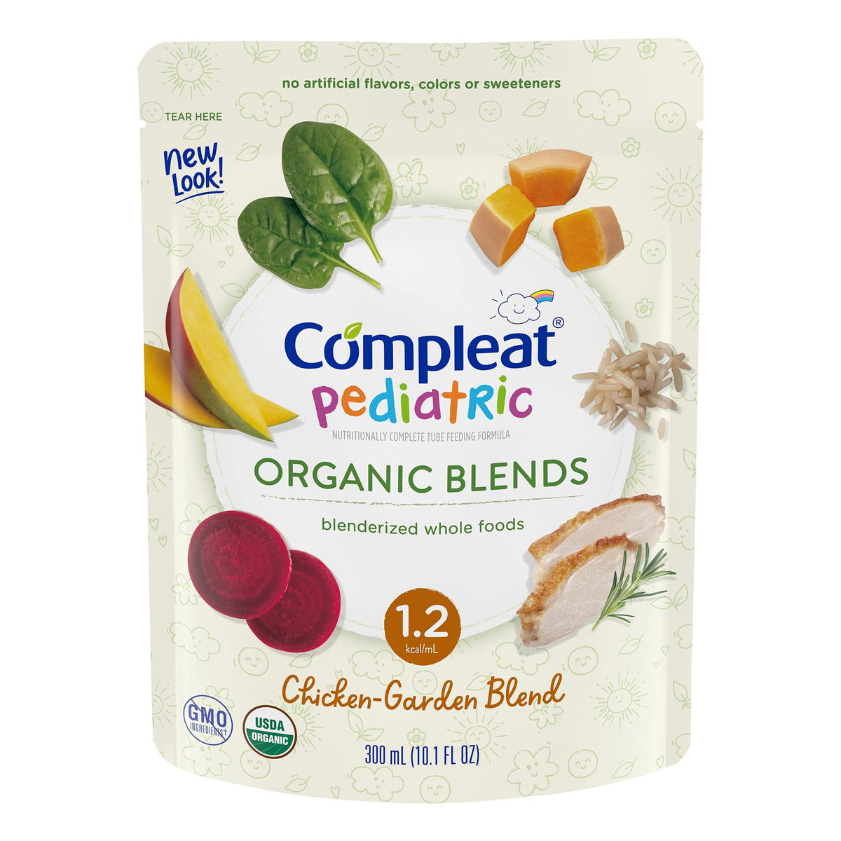 Compleat Pediatric Organic Blend, 24 Pouches