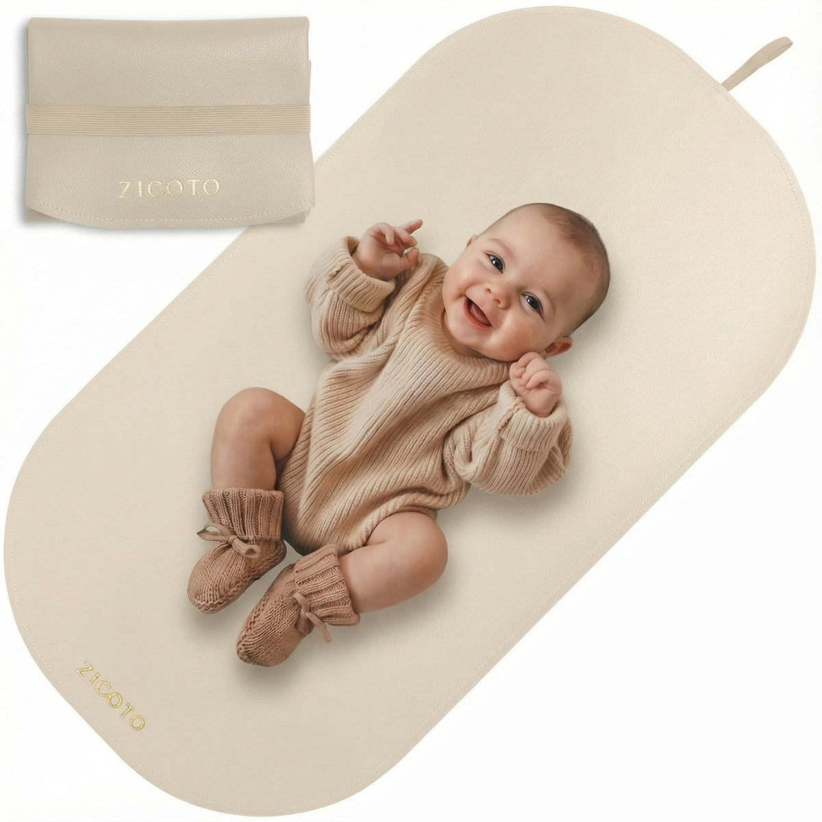 ZICOTO Portable Waterproof Diaper Changing Mat