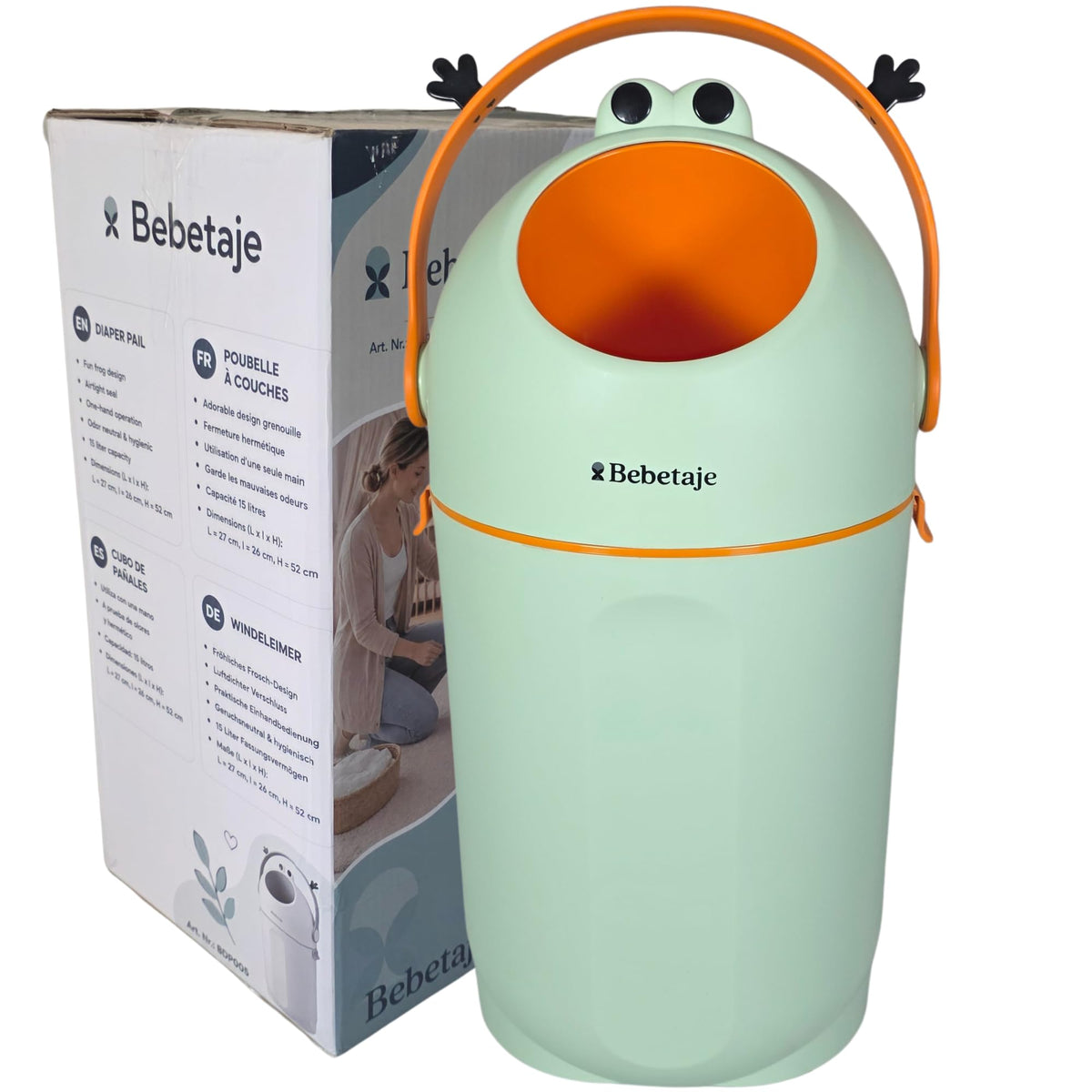 Bebetaje PBell Odor-Control Diaper Pail