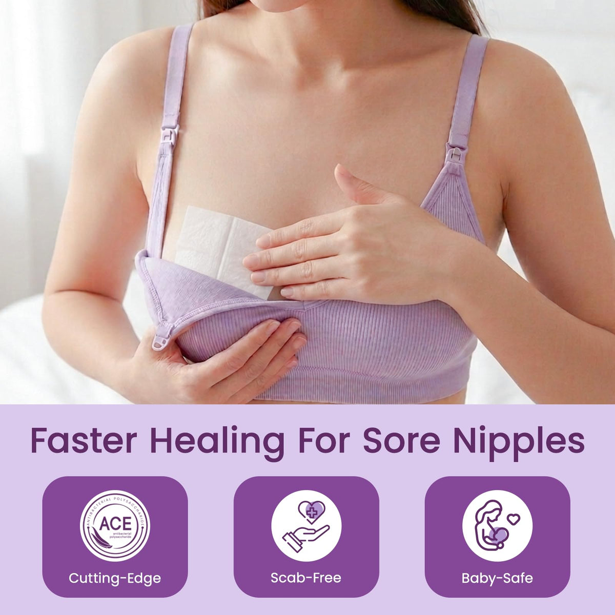 Single-Use Hydrogel Nursing Pads