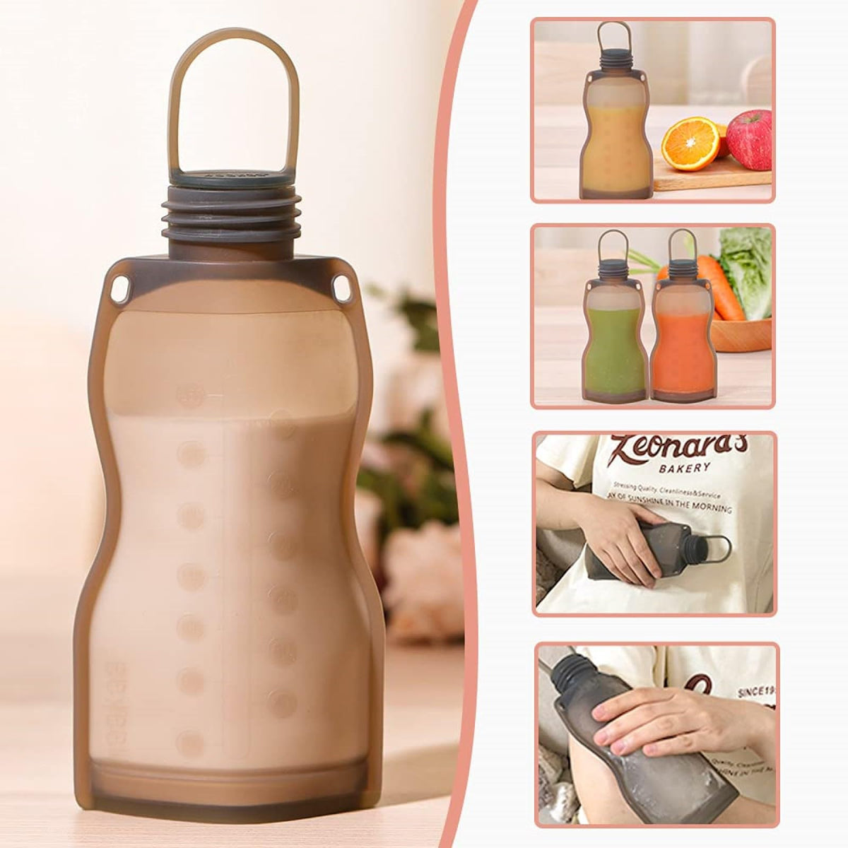 Haakaa Reusable Silicone Milk Storage Bags