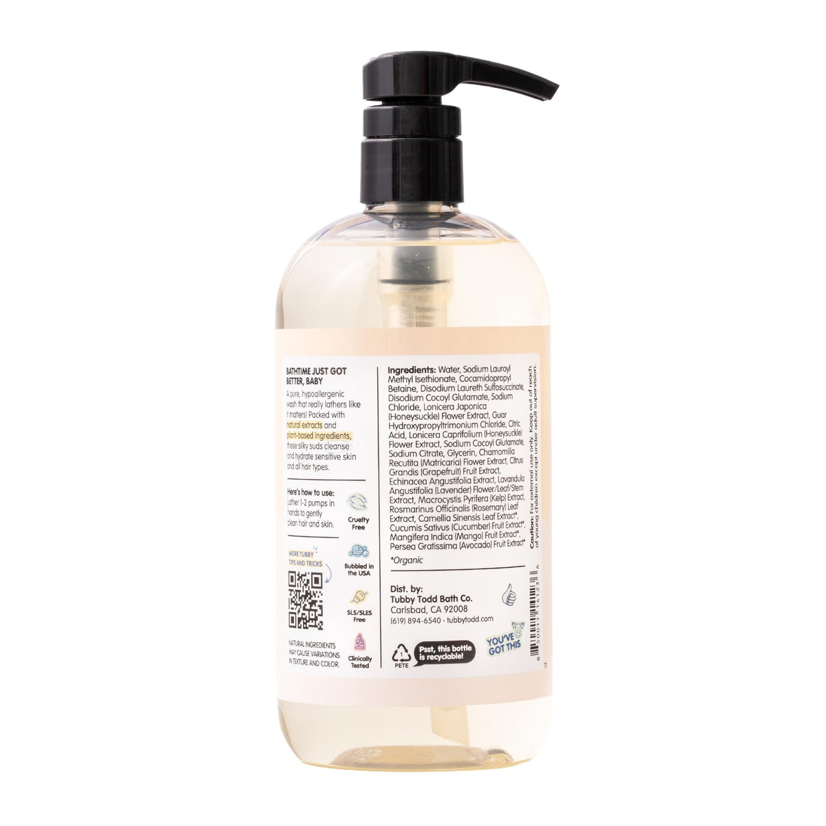Tubby Todd Baby Hair and Body Wash