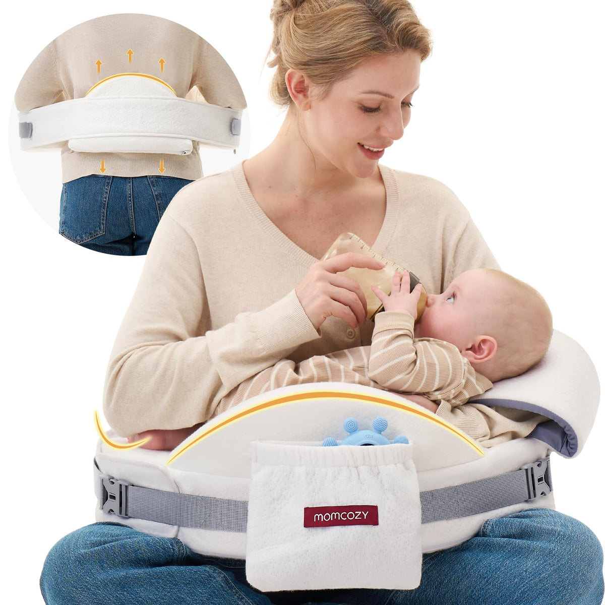 Momcozy Memory Foam Nursing Pillow