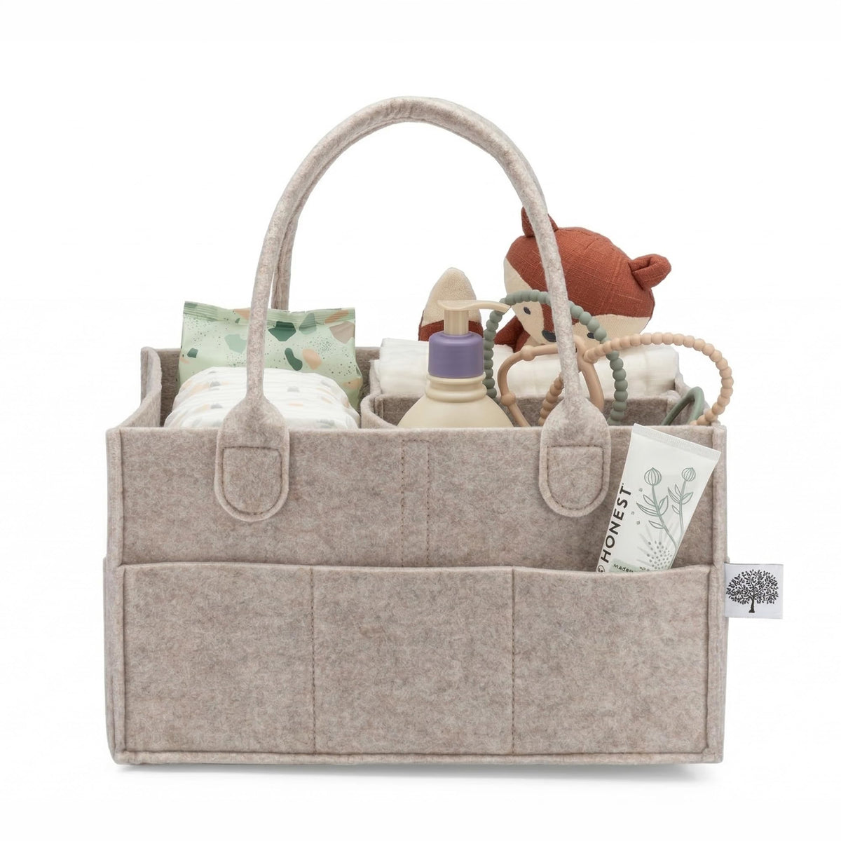 Parker Baby Felt Diaper Caddy