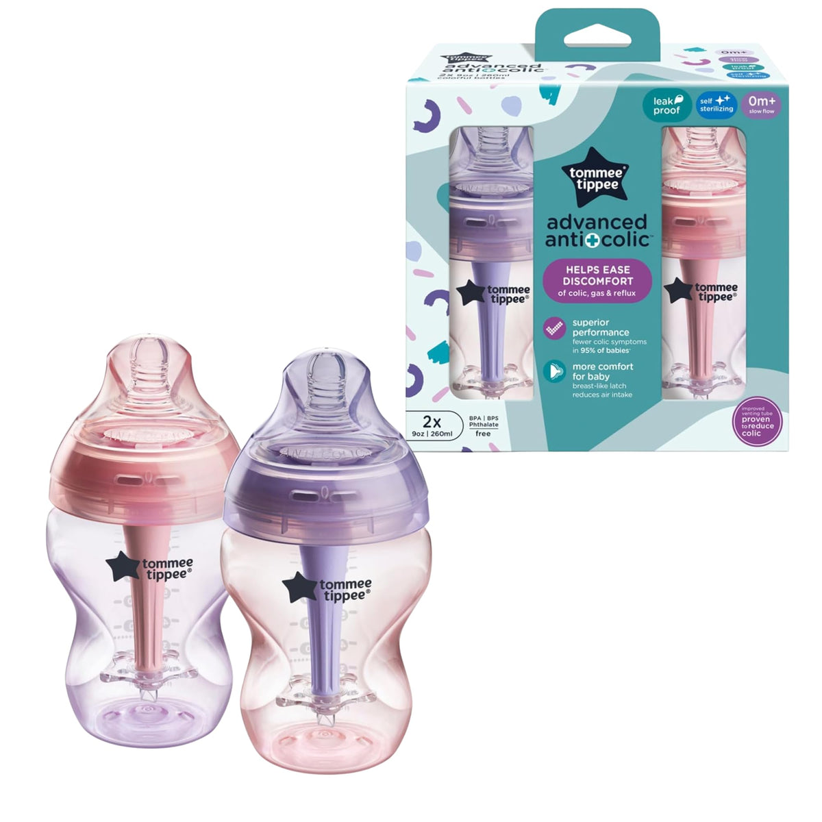 Tommee Tippee Advanced Anti-Colic Bottles