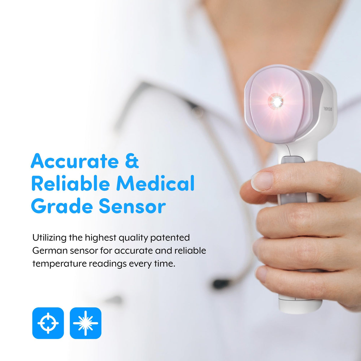 Touchless Infrared Forehead Thermometer