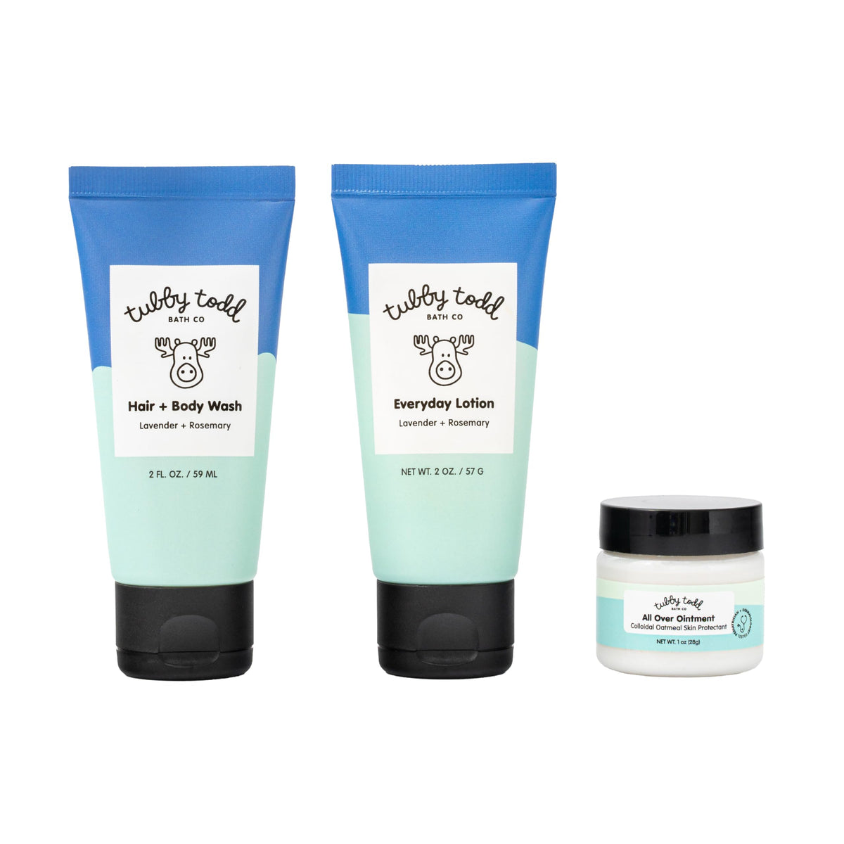 Tubby Todd 3-Step Baby Bath and Skincare Set