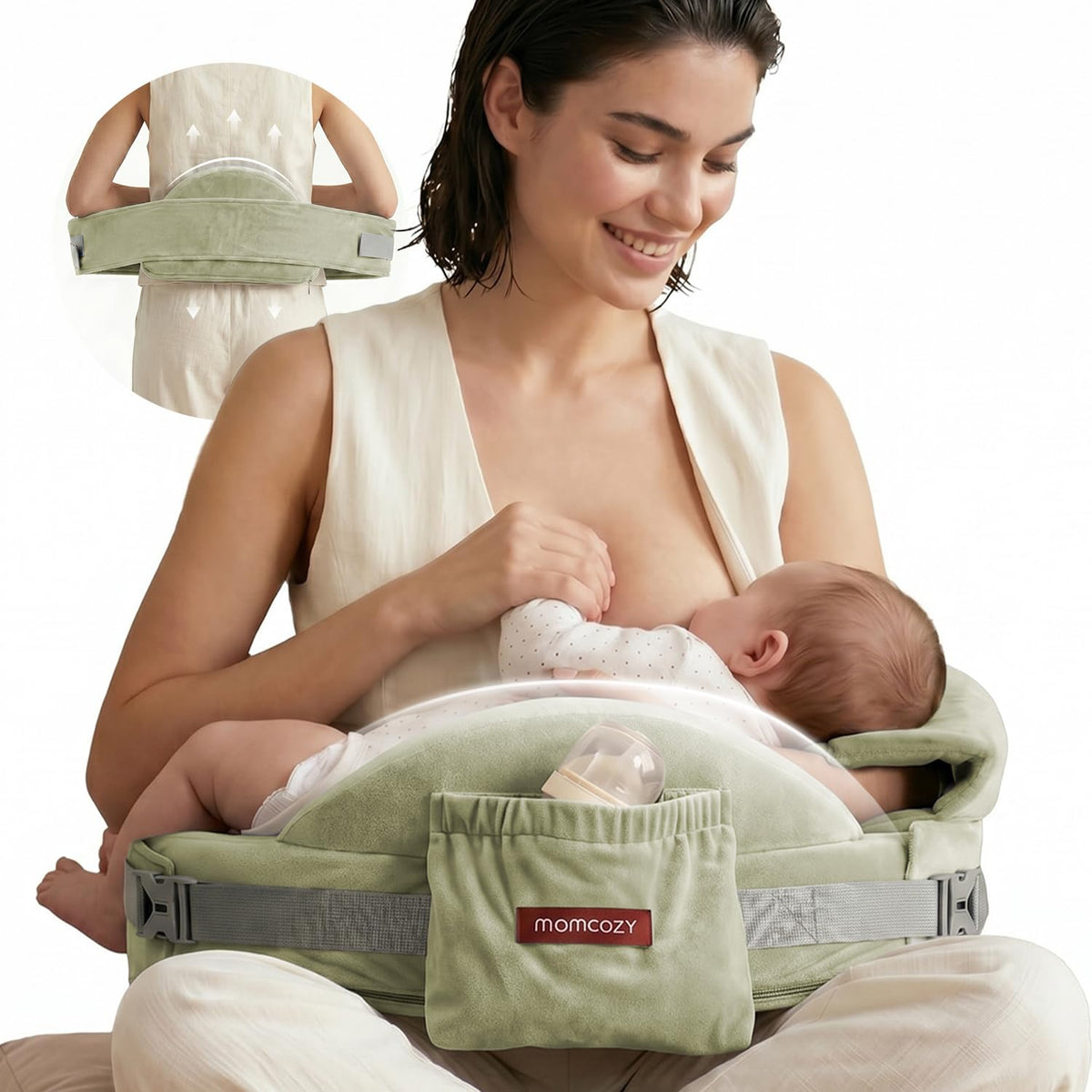 Momcozy Memory Foam Nursing Pillow