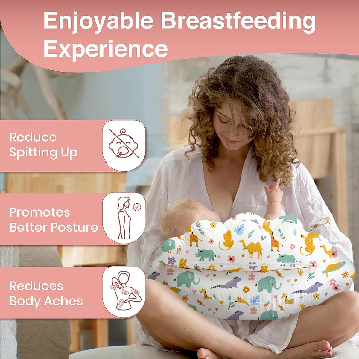 PILLANI Adjustable Nursing Pillow