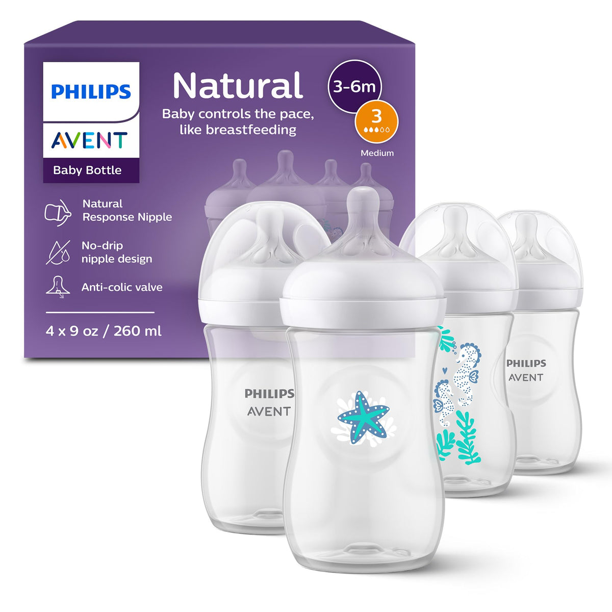 Philips Avent Natural Response Baby Bottles