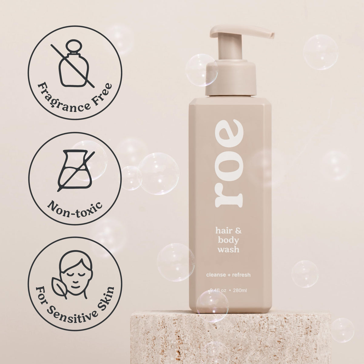 Roe Wellness Baby Body Wash and Shampoo