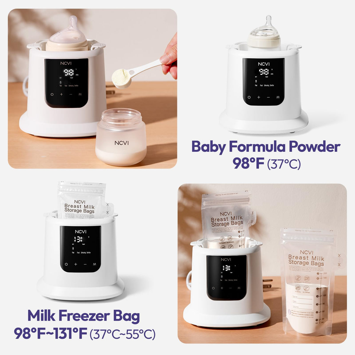 NCVI Bottle Sterilizer and Fast Warmer Set