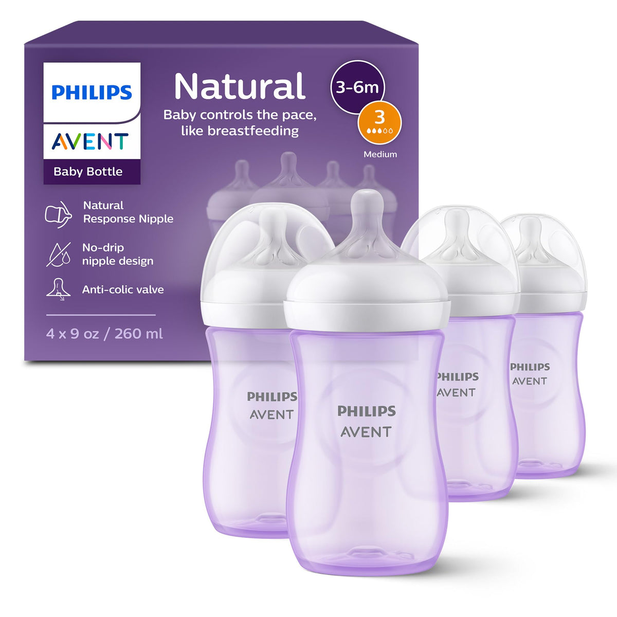 Philips Avent Natural Response Baby Bottles