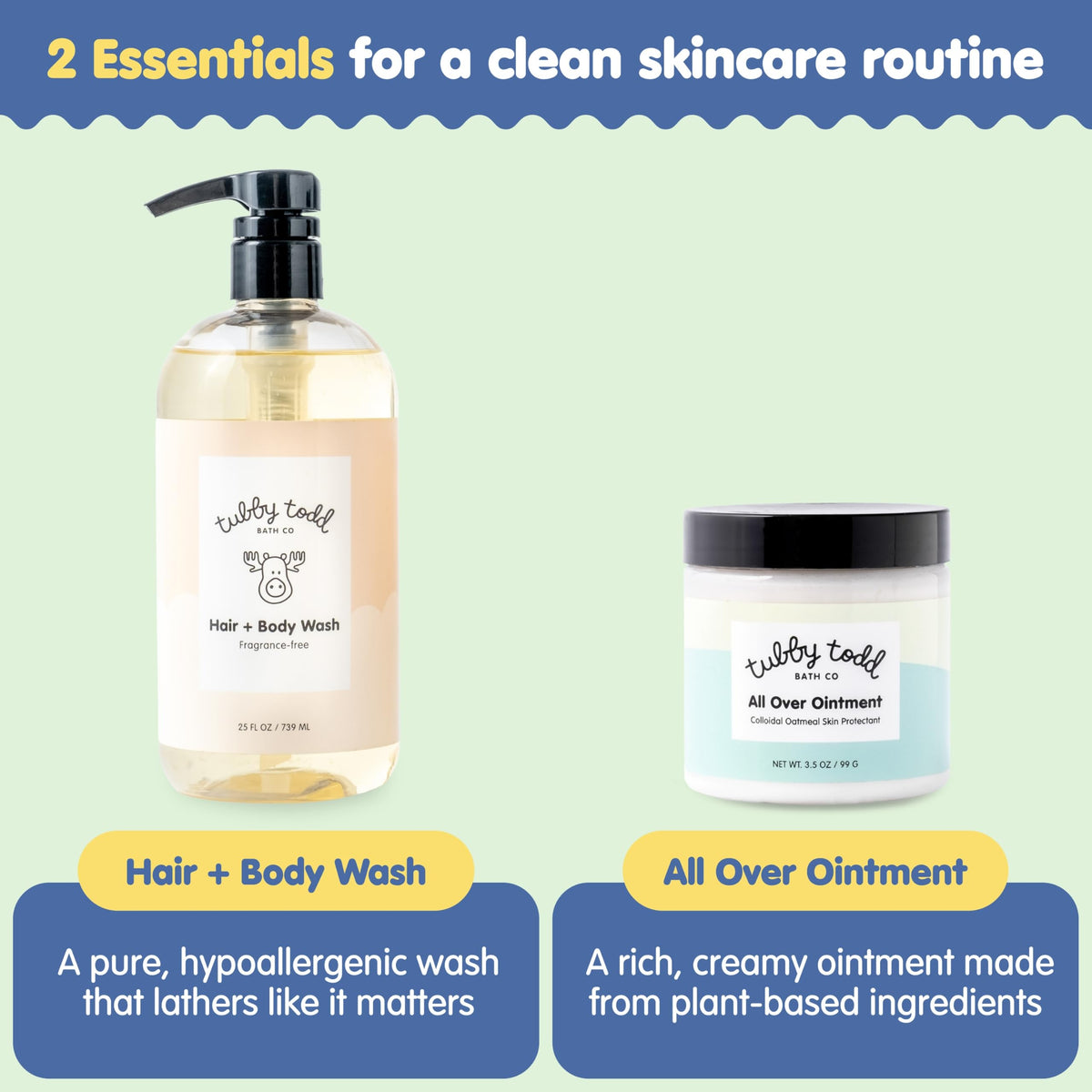 Tubby Todd Baby Wash and Lotion Set