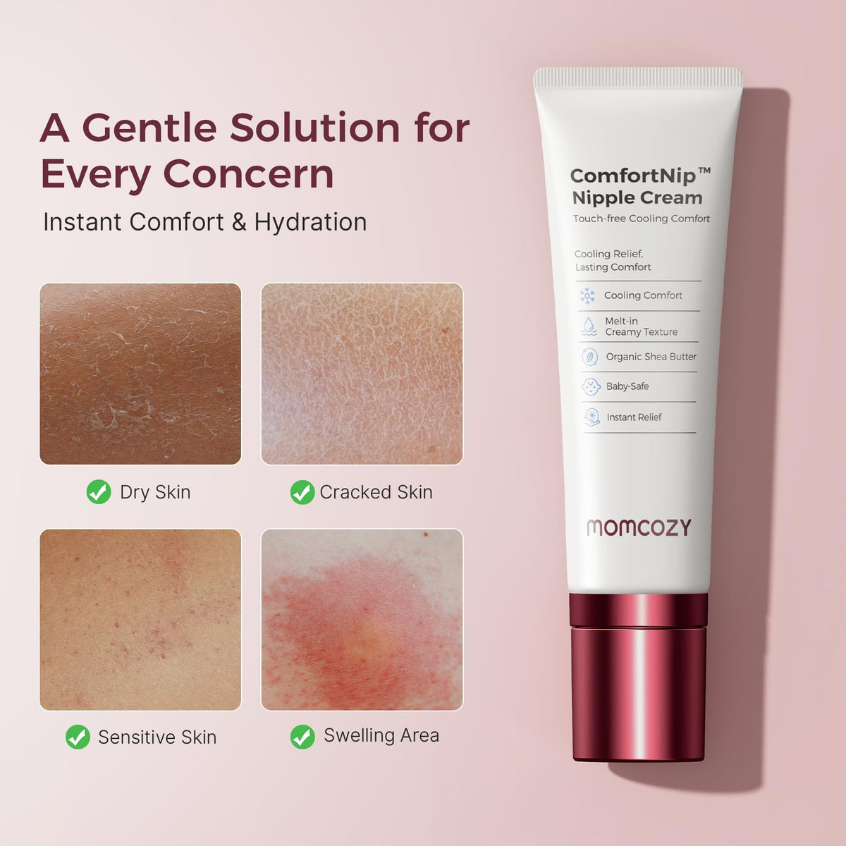 Momcozy Lanolin-Free Cooling Nipple Cream