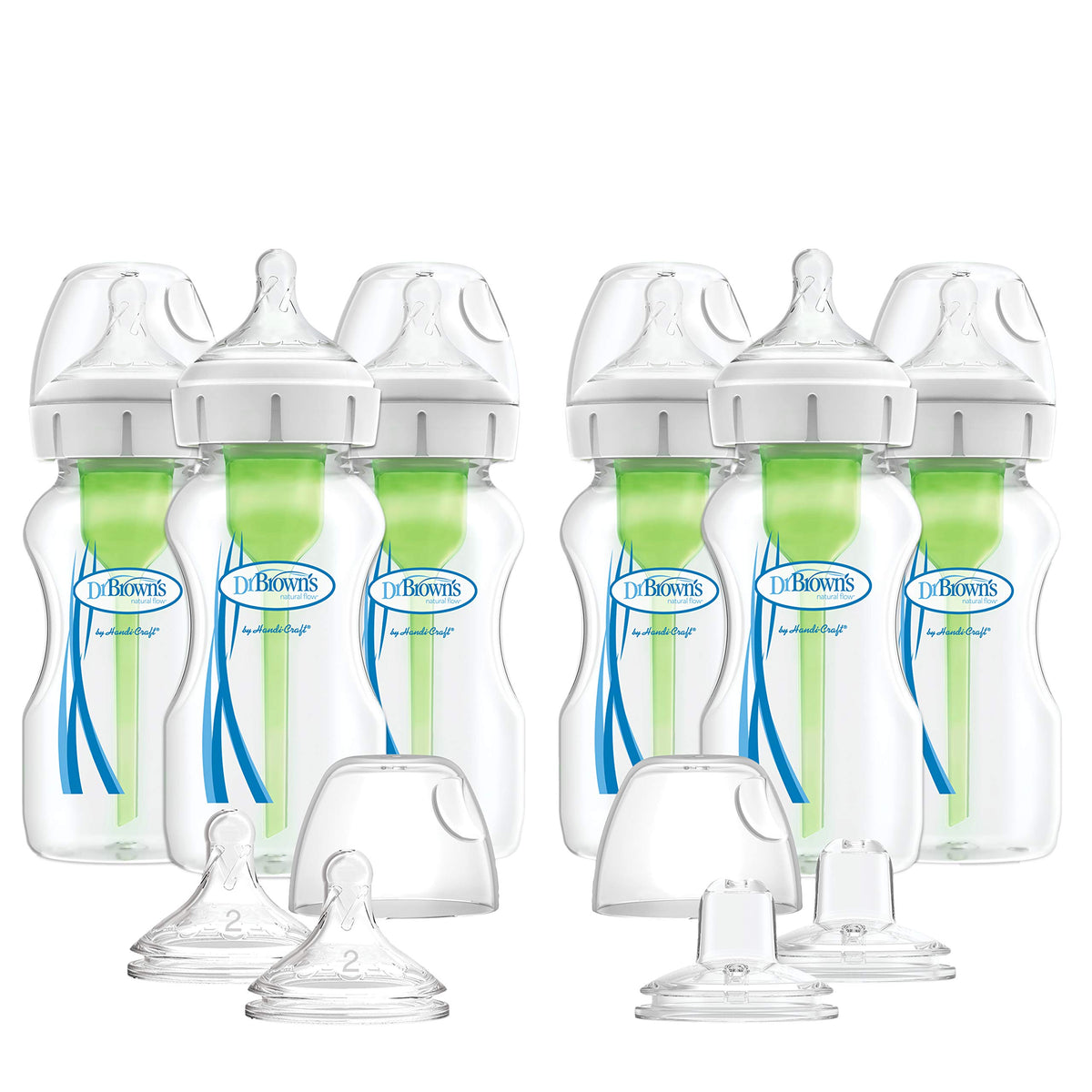 Dr. Brown’s Wide-Neck Anti-Colic Baby Bottles