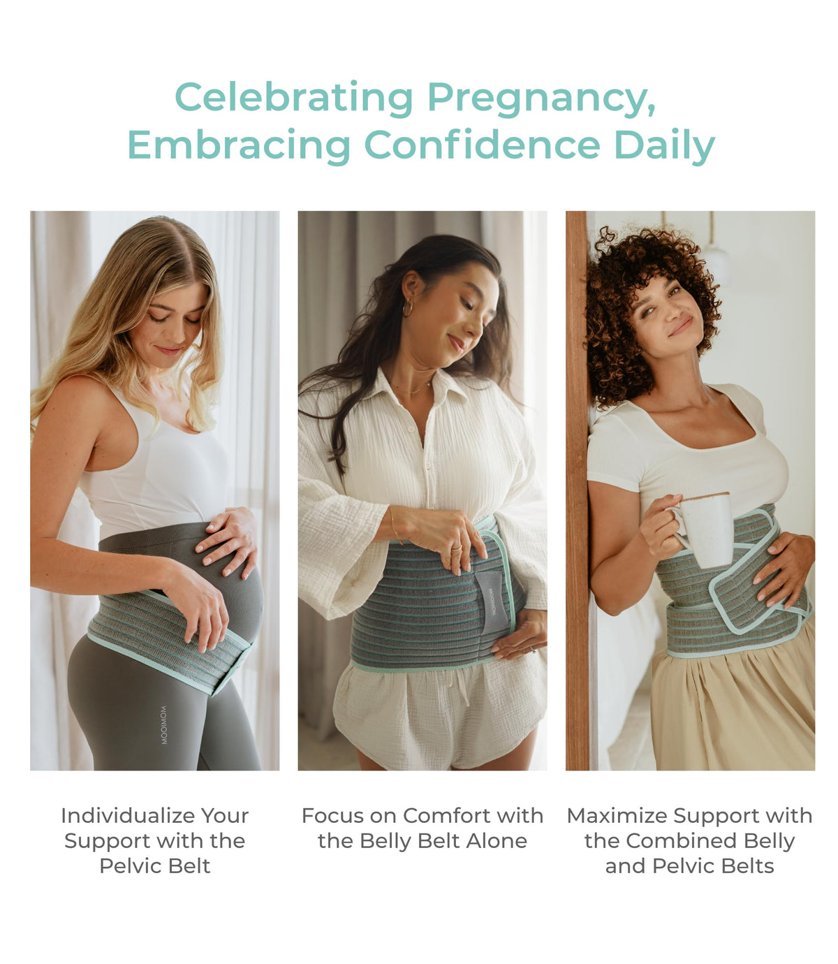 MOOIMOM 2-in-1 Maternity Support Belt
