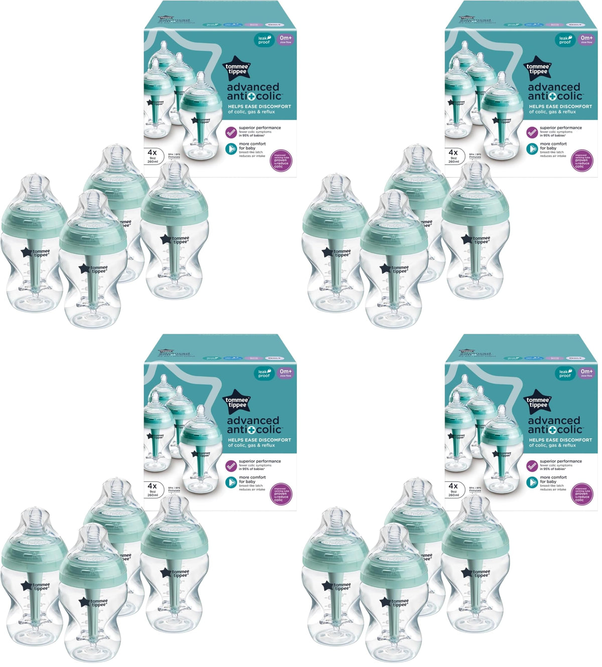 Tommee Tippee Advanced Anti-Colic Bottles