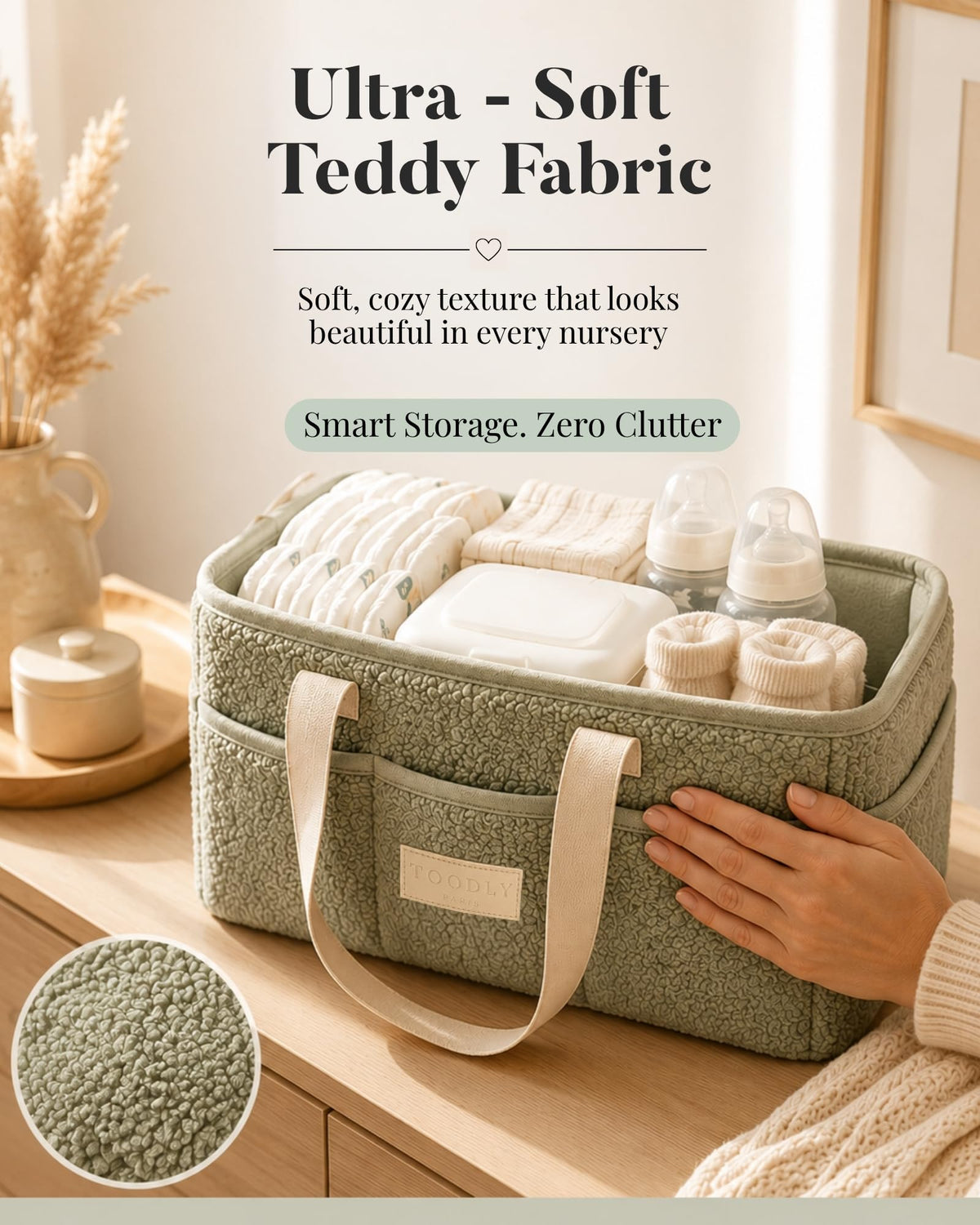 Toodly Diaper Caddy with Changing Pad