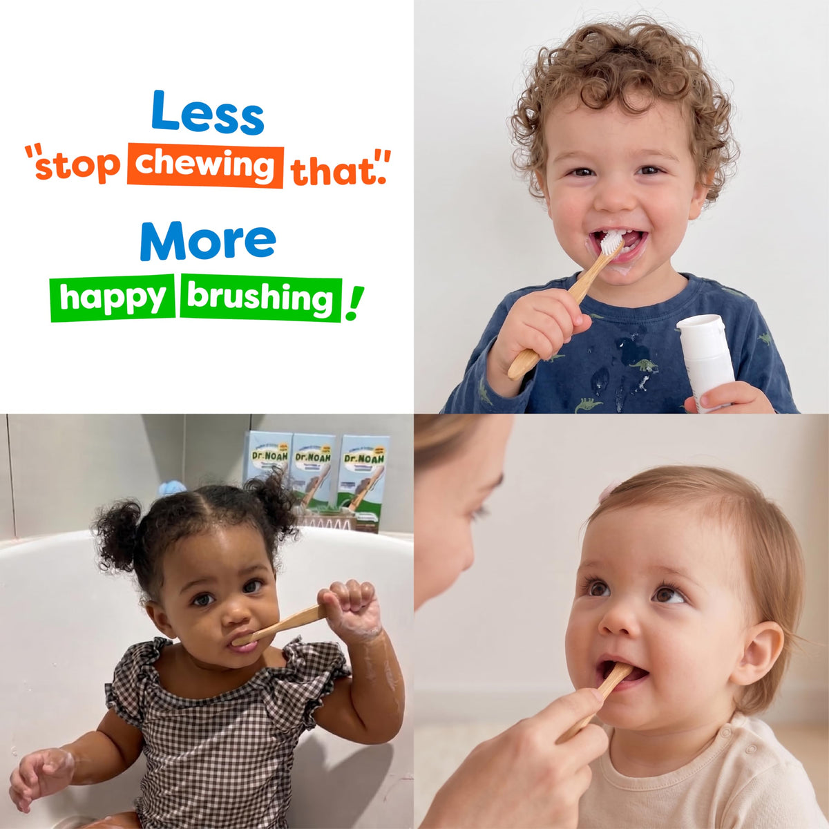 Dr. Noah Bamboo Baby Toothbrush